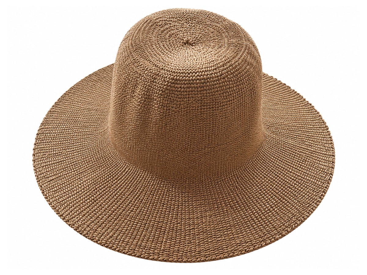 Brown Paper Hat Body with a Plain Rounded Crown | product photo