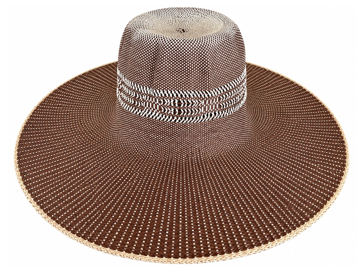 Brown Paper Hat Body with a Light Crown Pattern | product photo
