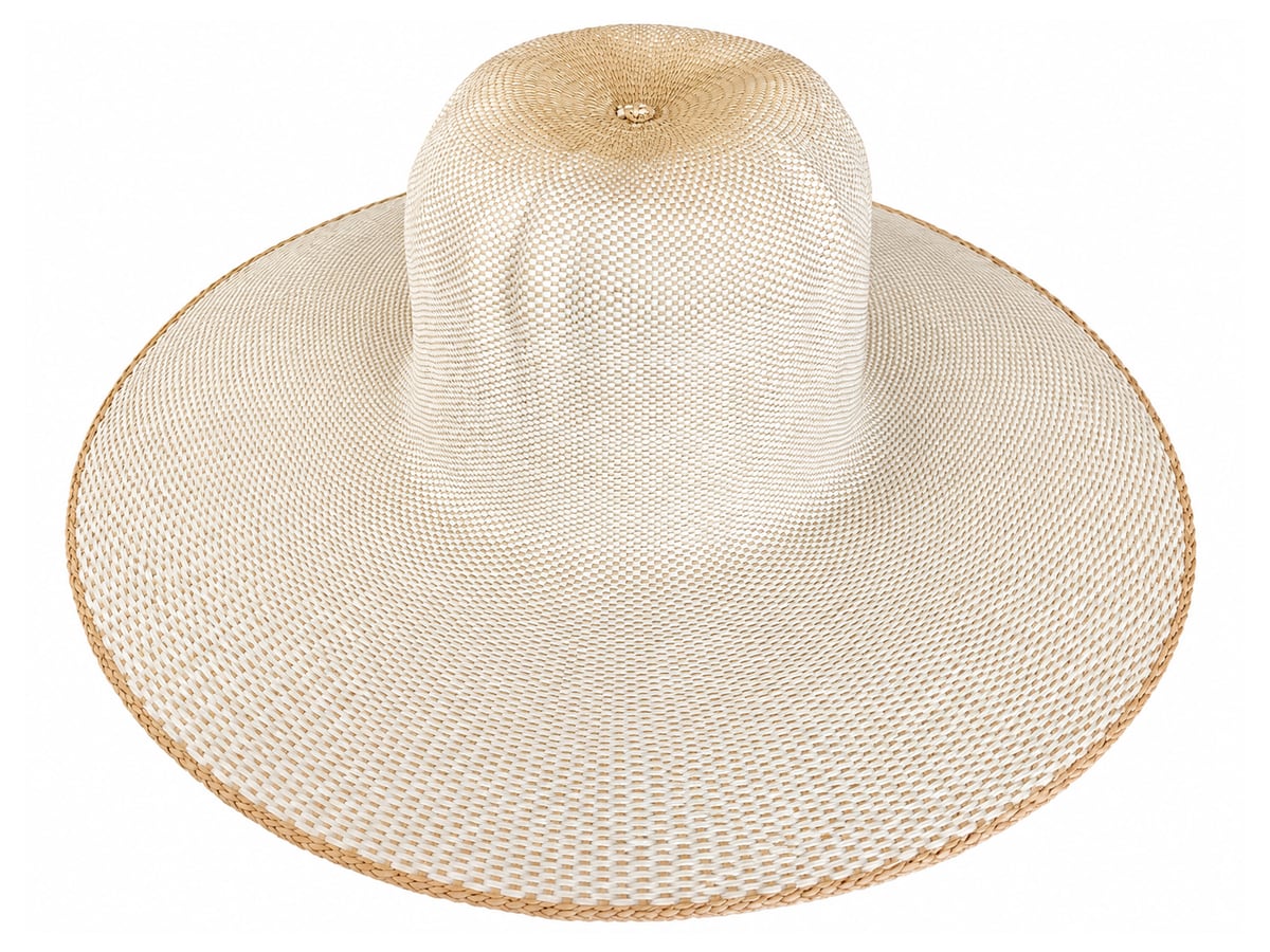 Cream Paper Hat Body with a Tall Rounded Crown | product photo