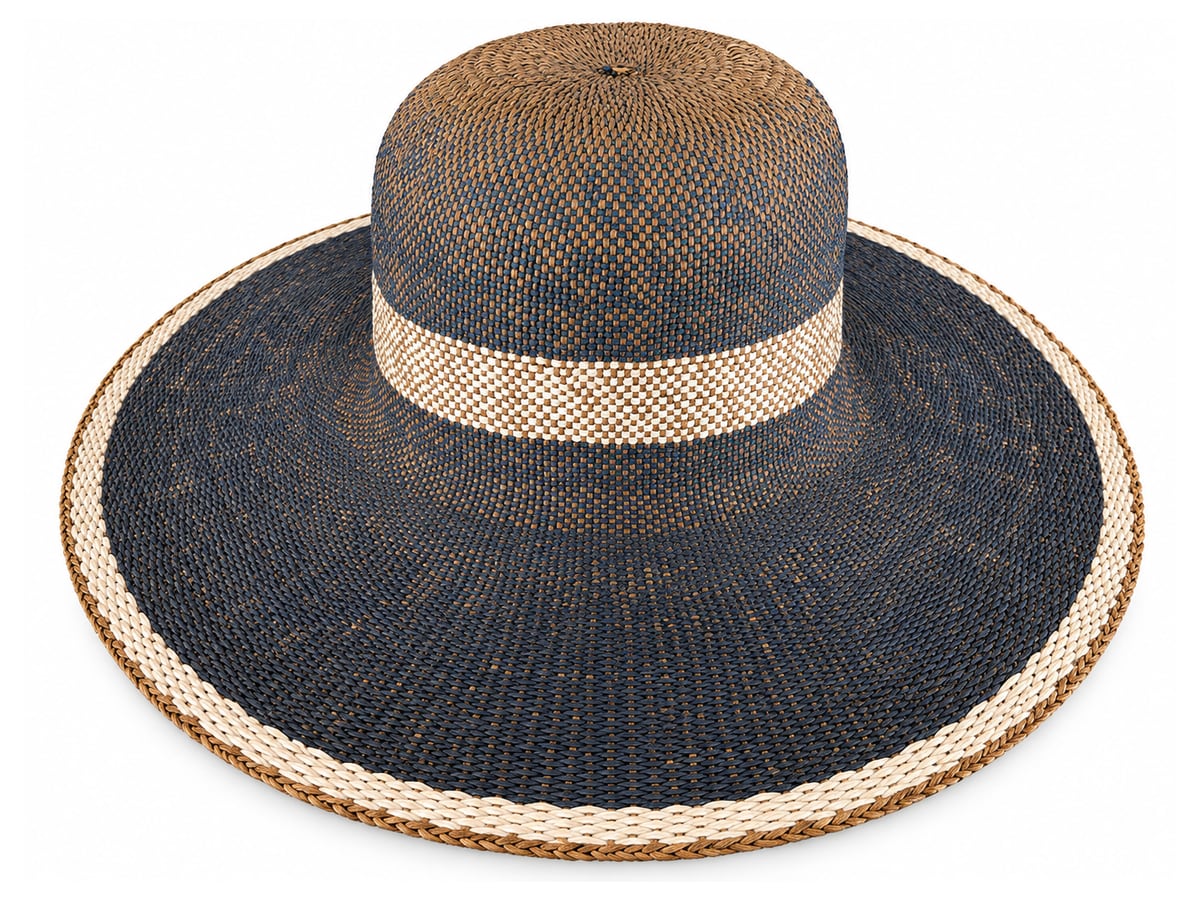 Dark Paper Hat Body with a Brown-Shaded Crown | product photo