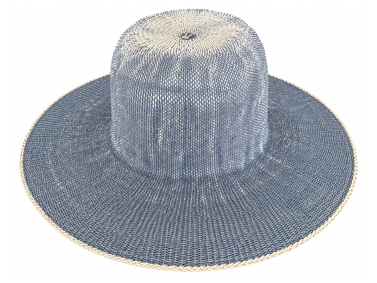 Slate Gray Paper Hat Body with Pale Crown Gradient | product photo