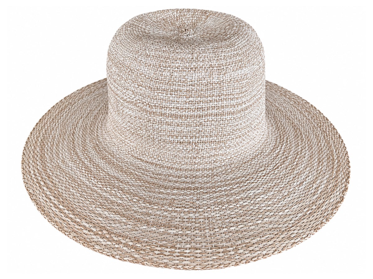 Taupe Paper Hat Body with Subtle Horizontal Texture | product photo