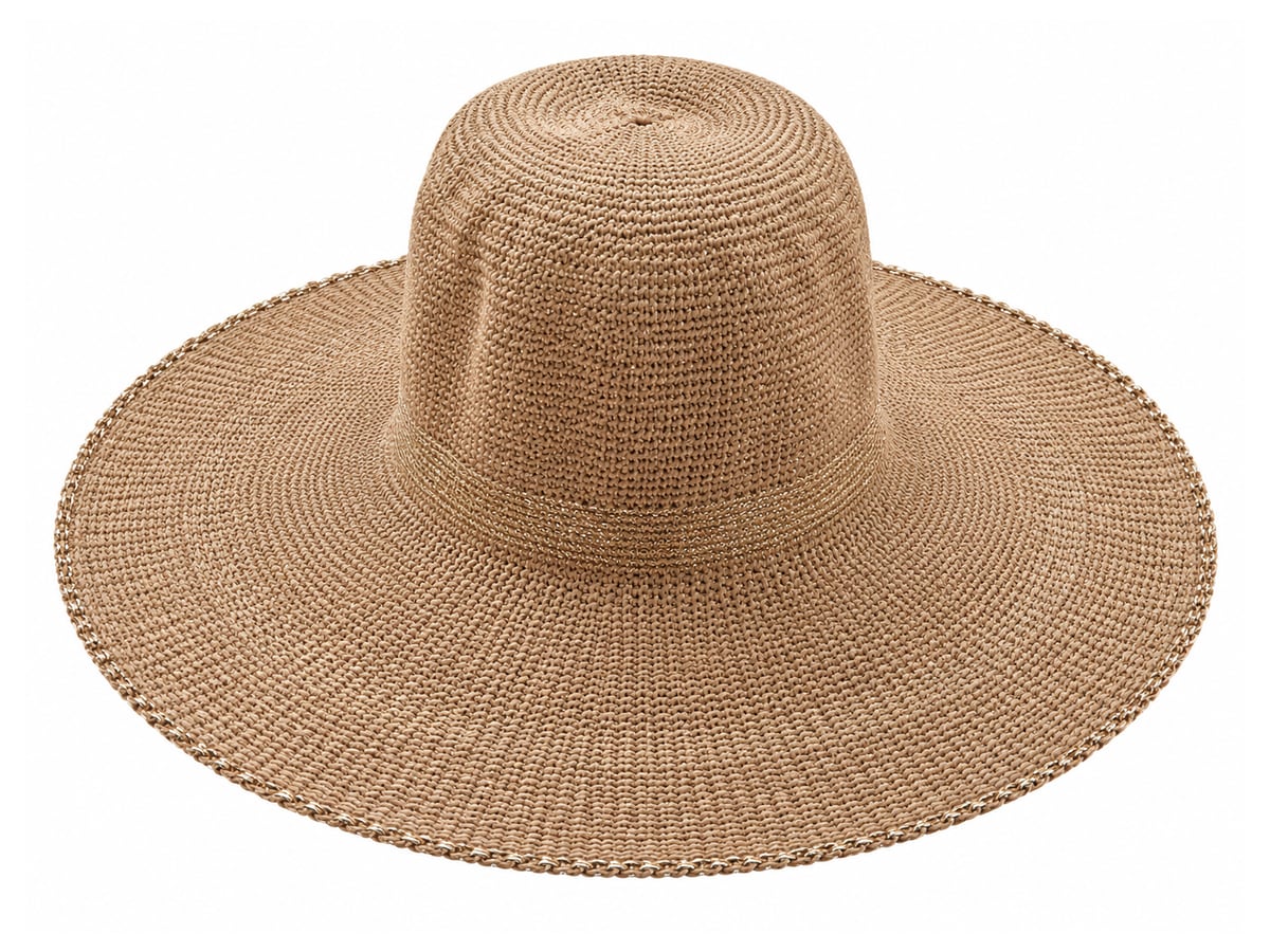 Brown Paper Hat Body with a Plain Rounded Crown | product photo