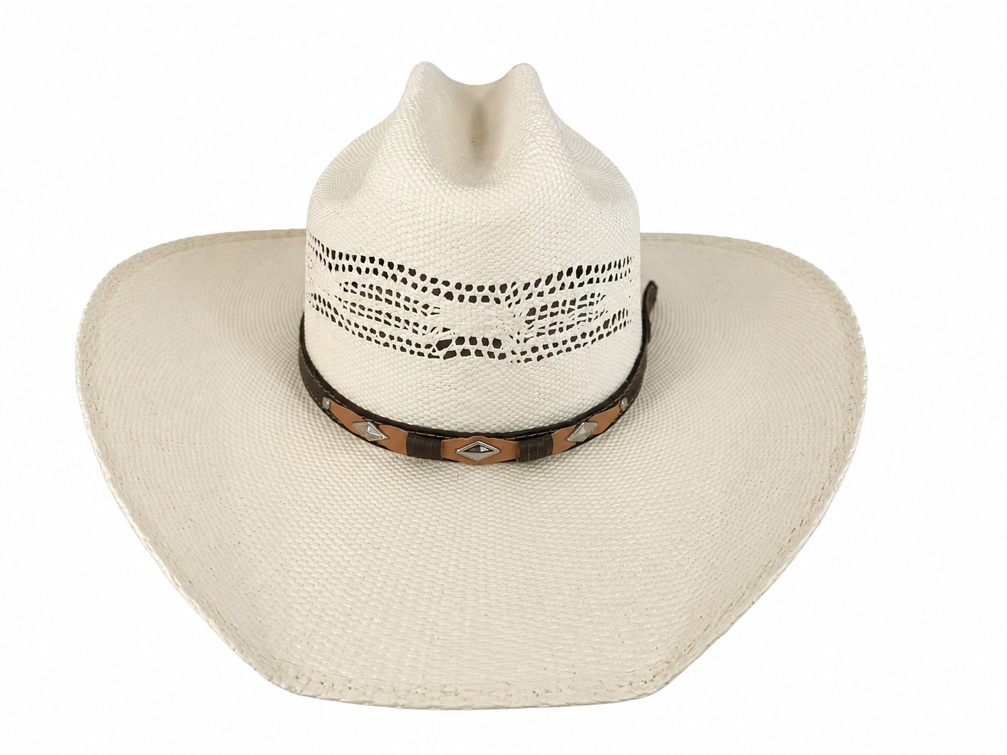Ivory Woven Cowboy Hat | product photo