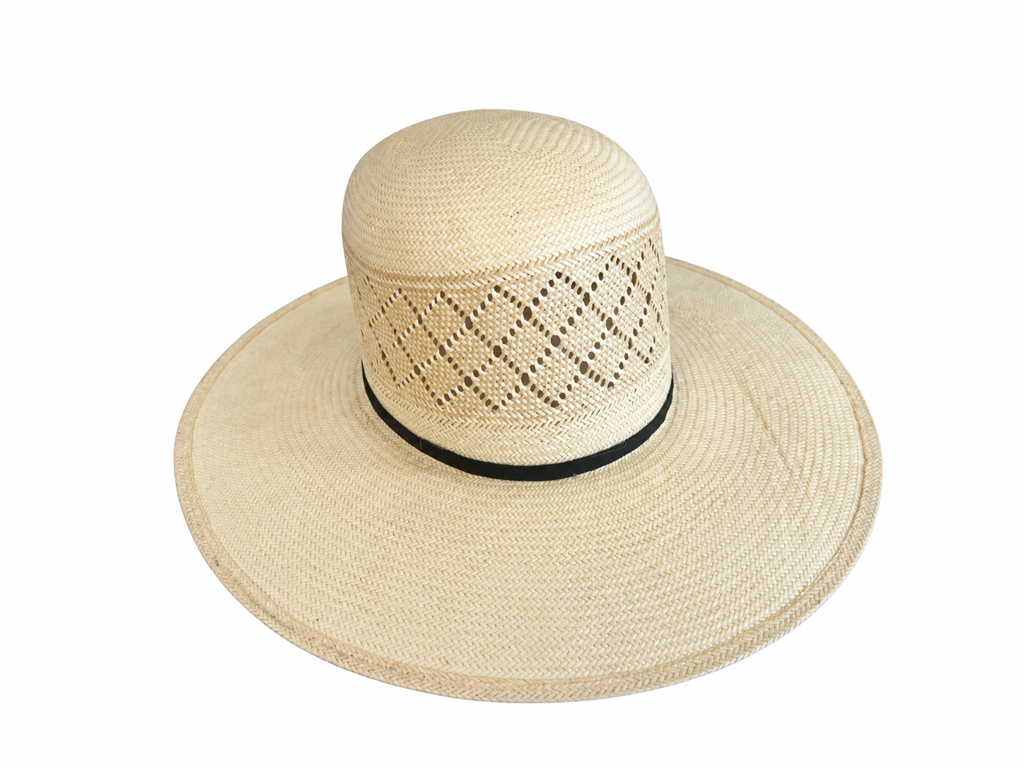 Beige Rolled Brim Cowboy Hat | product photo