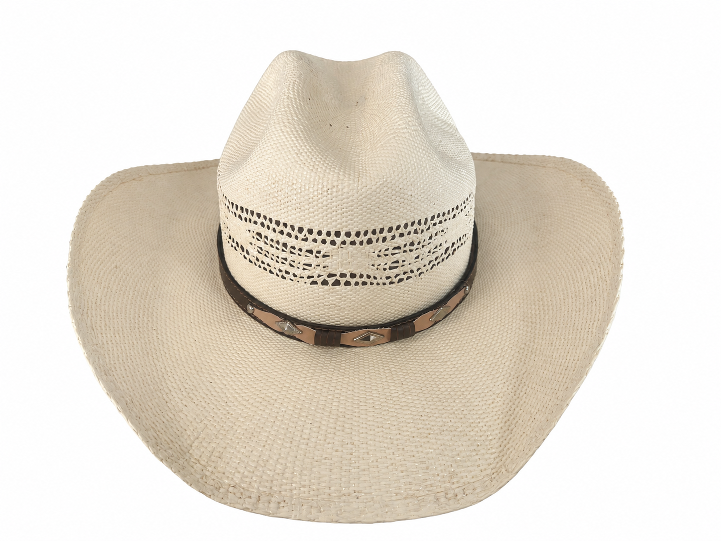 Ivory Short Brim Cowboy Hat | product photo