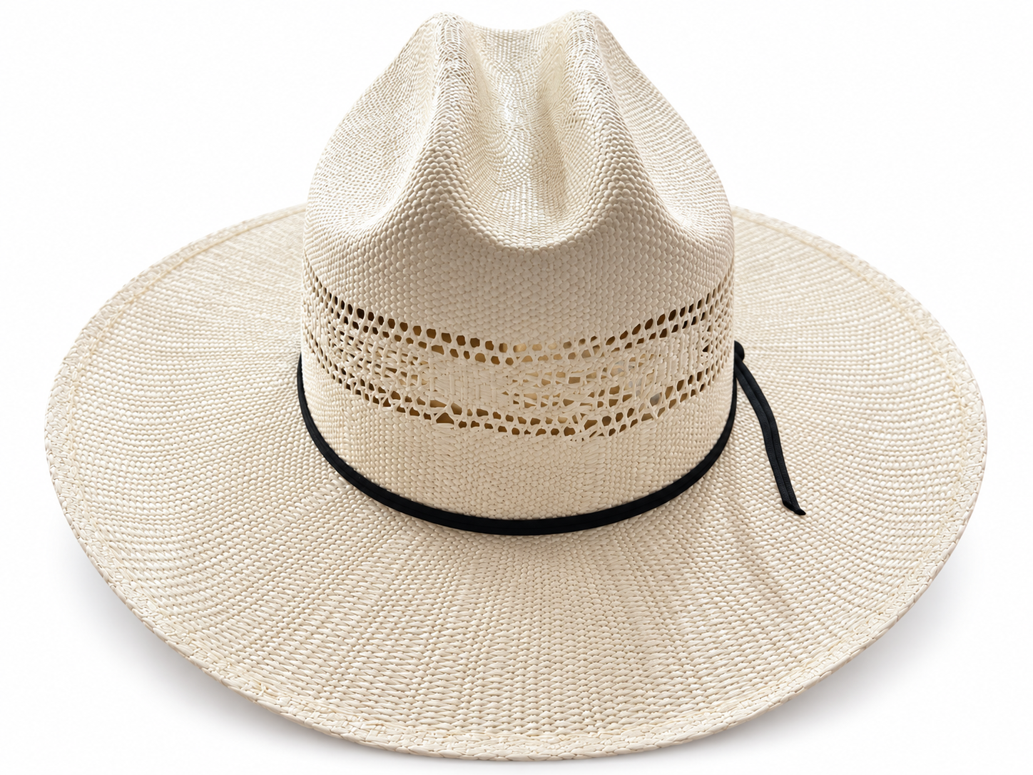 Ivory Short Brim Cowboy Hat | product photo