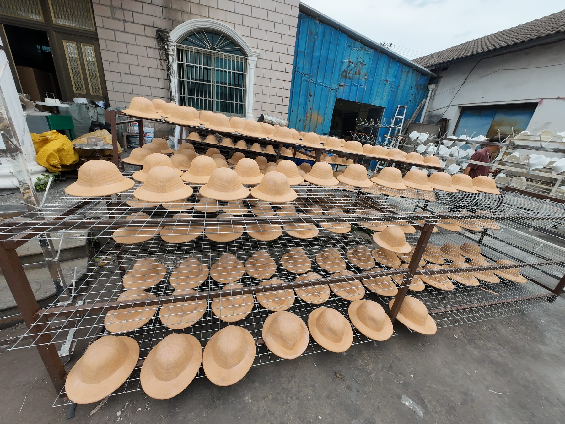 Finished hats ready for quality checking and shipment photo 2