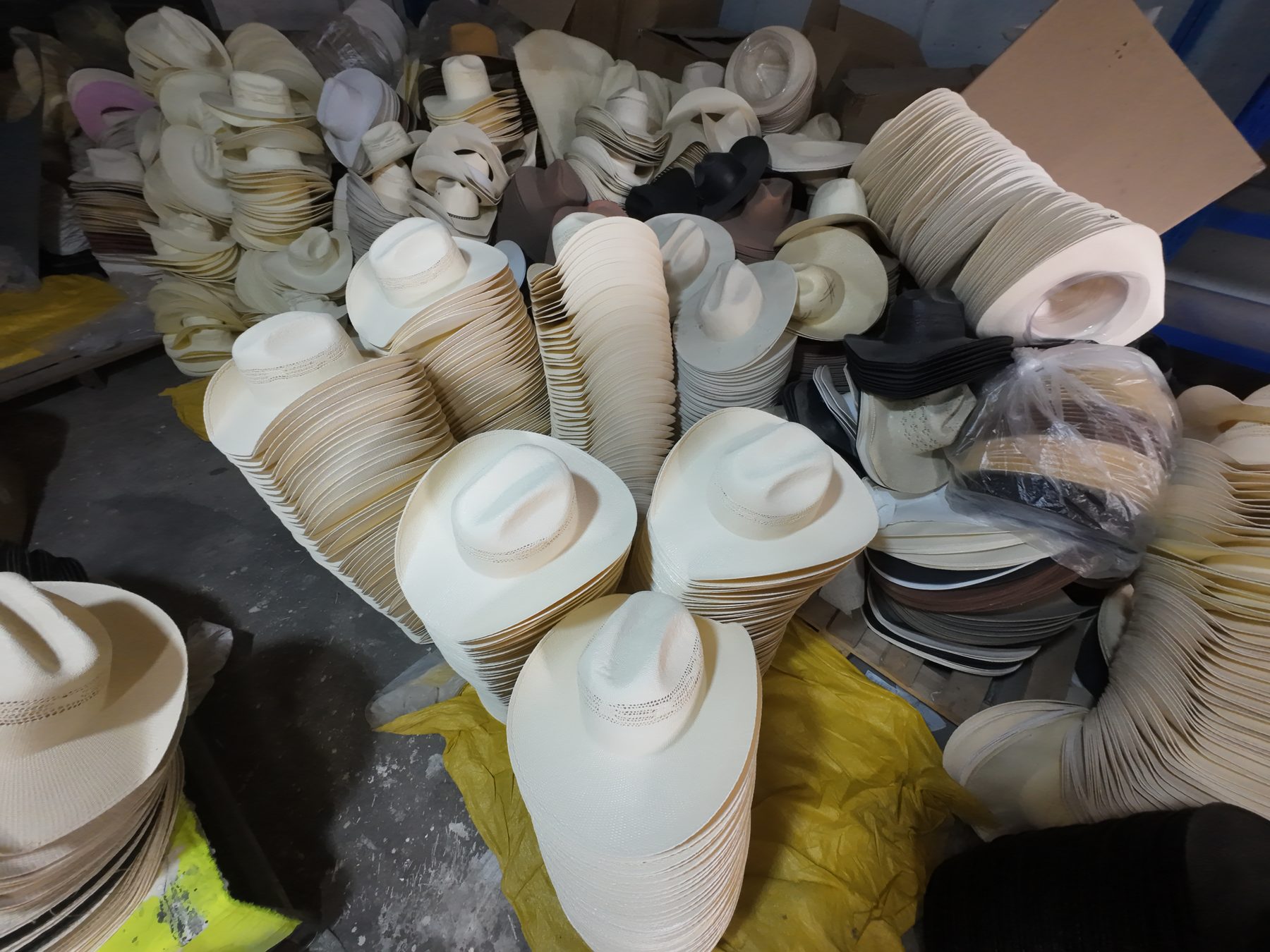 Finished hats ready for quality checking and shipment photo 3