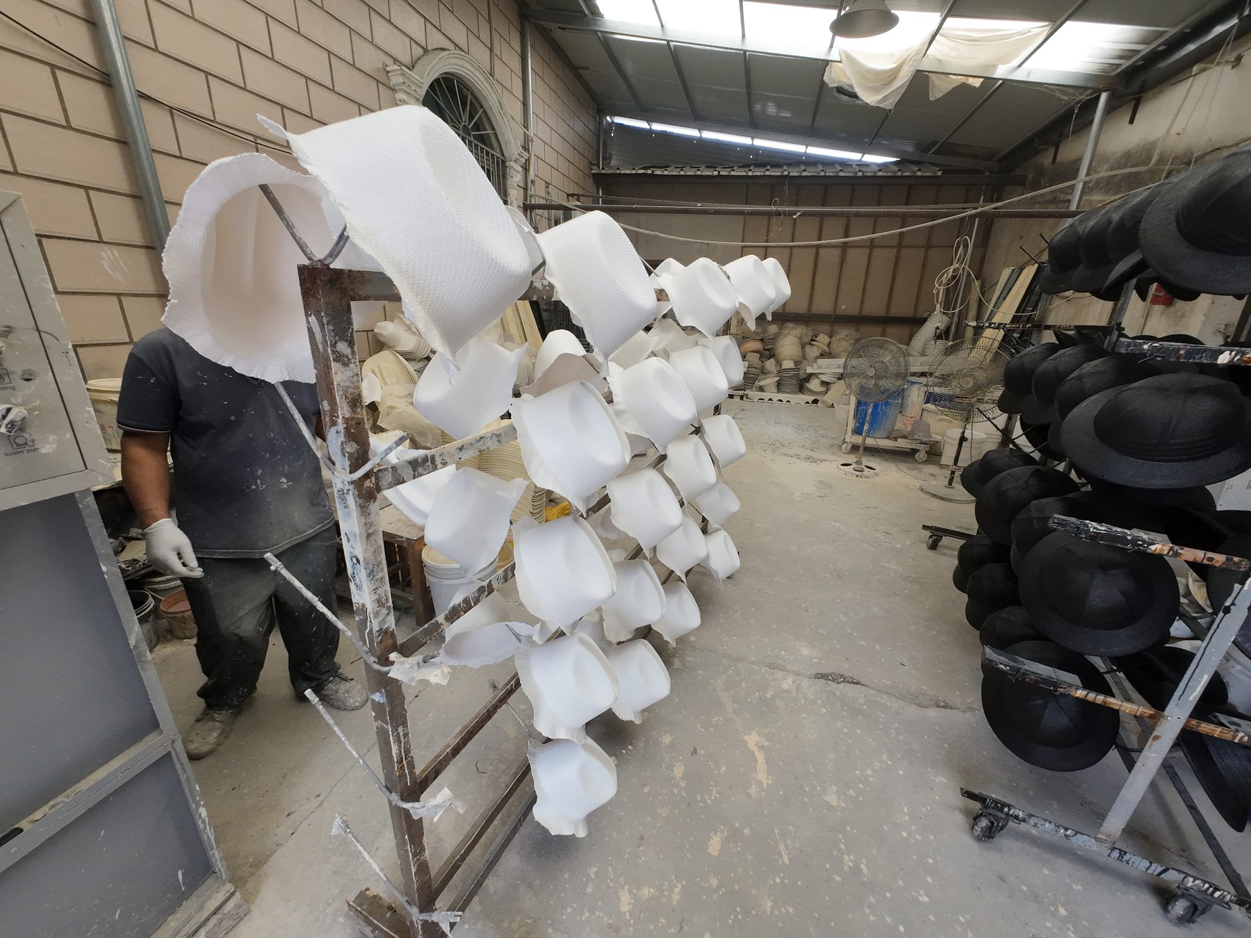 Finished hats ready for quality checking and shipment photo 14