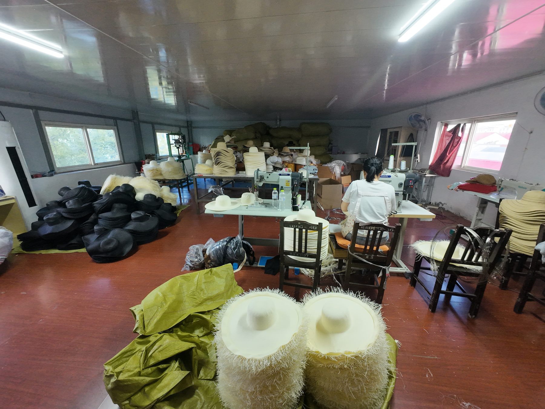 Hat manufacturing workshop and production area photo 8