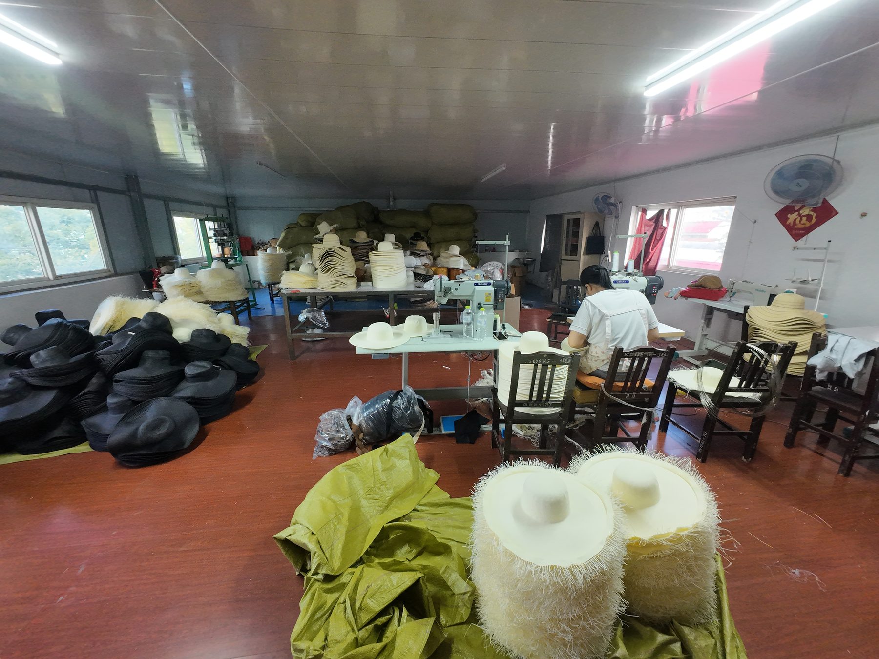 Hat manufacturing workshop and production area photo 9