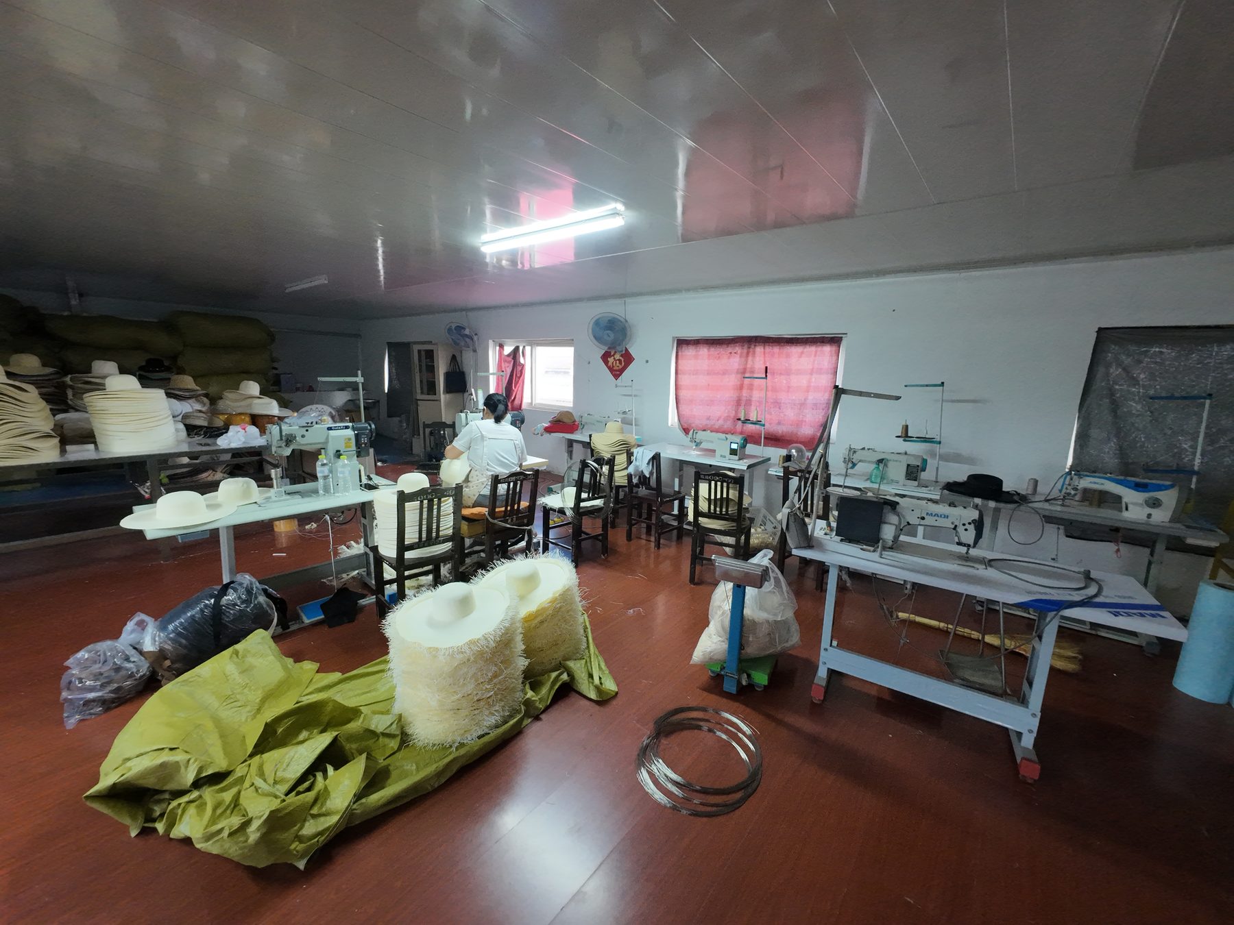Hat manufacturing workshop and production area photo 10
