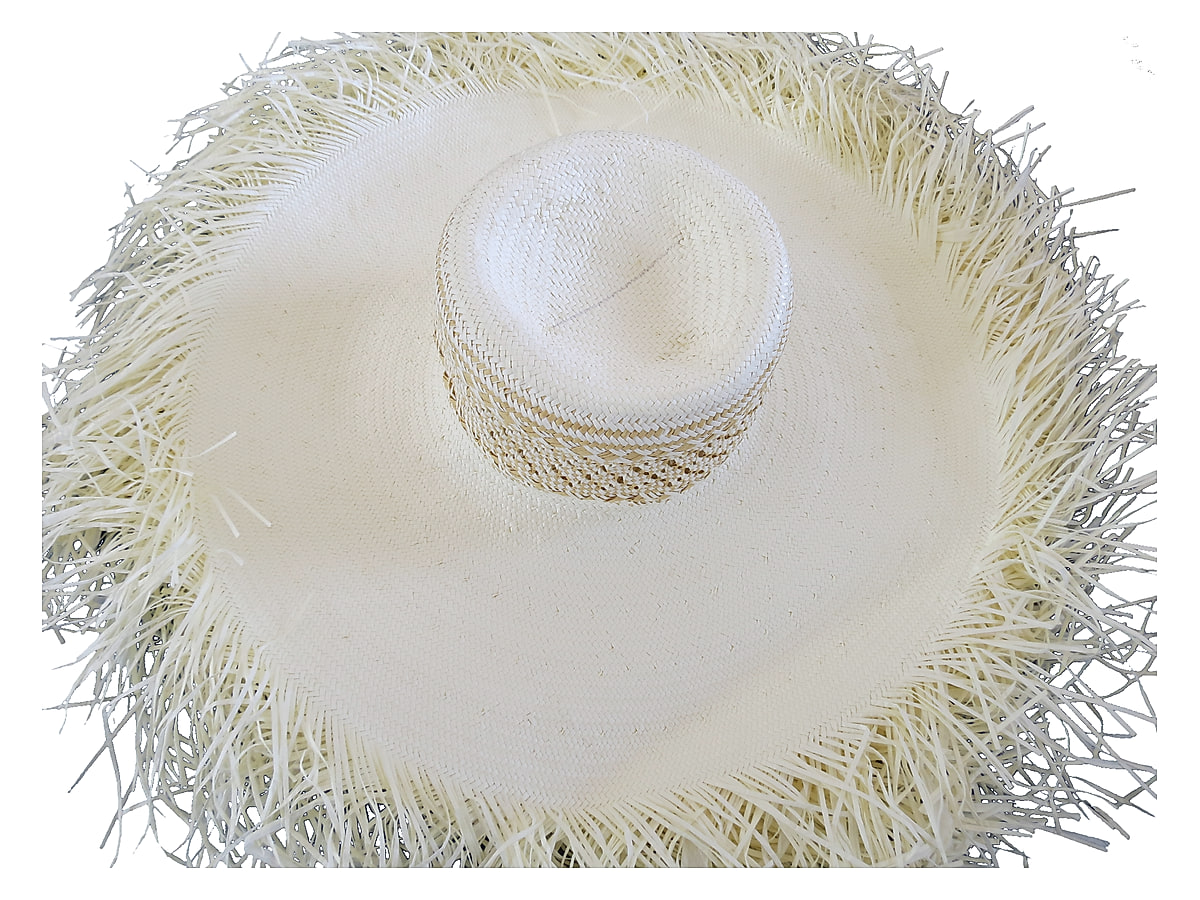 Round Crown Fine-Weave Paper Hat Body | product photo