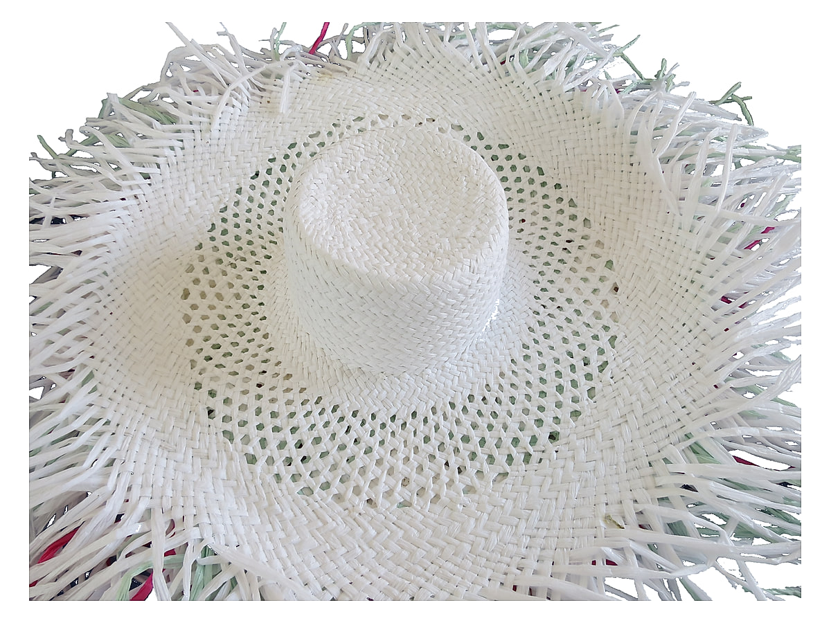 Openwork Brim Paper Hat Body | product photo